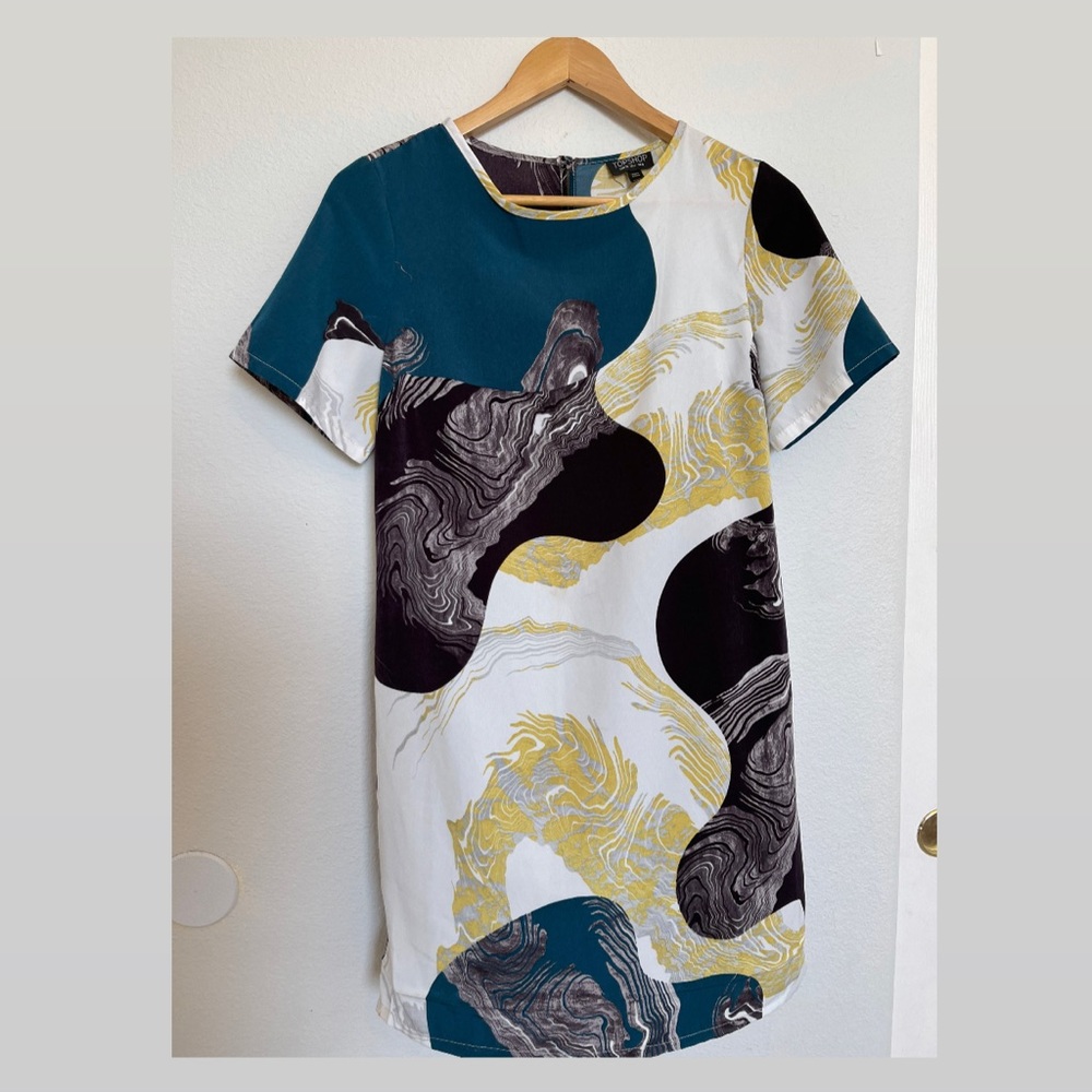 Topshop Jewel tone dress